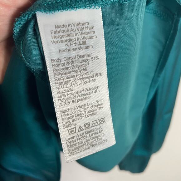 J Crew Long Sleeve Ruffleneck Plus Chic Sleek Top US Women's 2X New - Picture 6 of 6